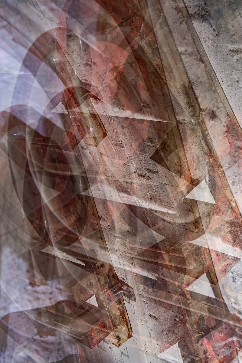 Abstract image of lights on a sign