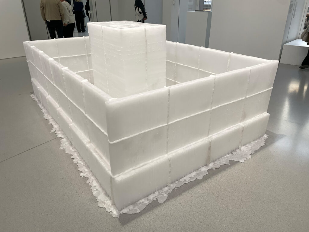 Stacks of wax blocks